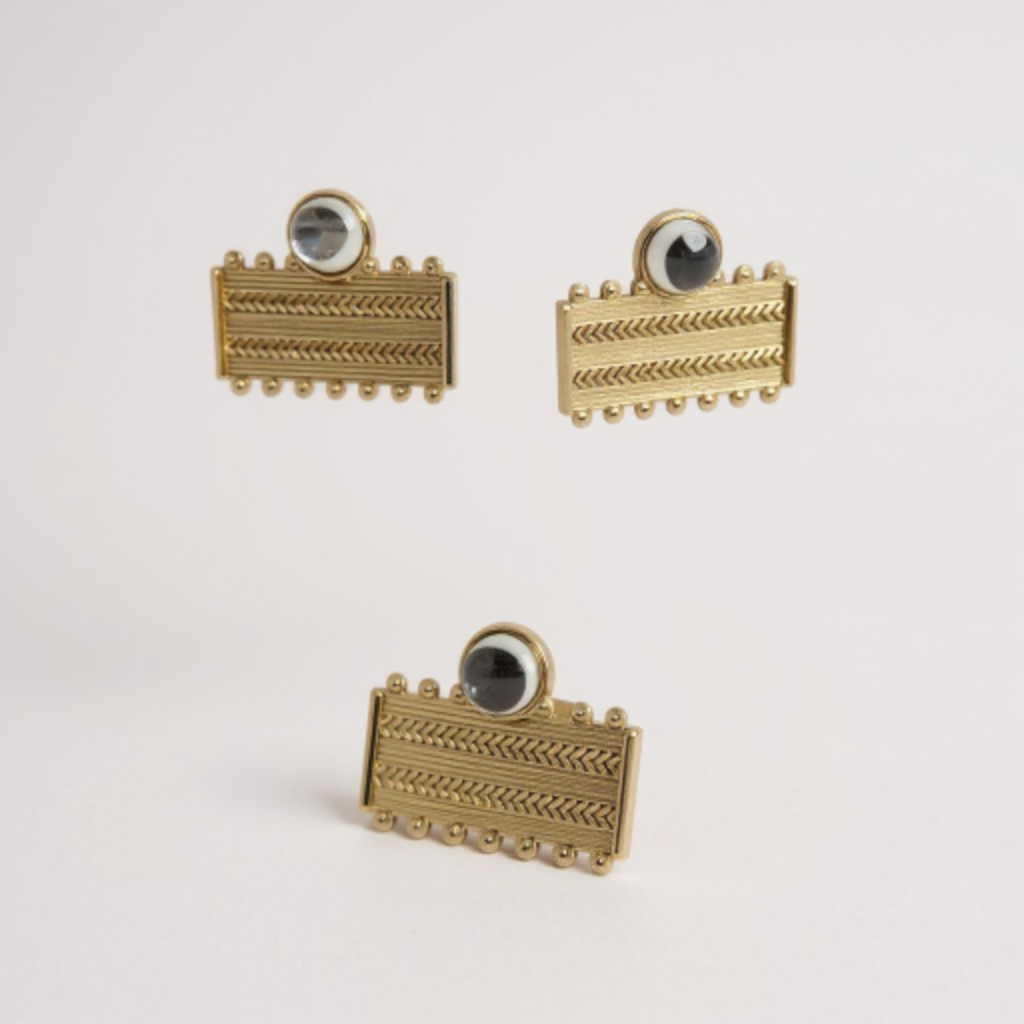 Boucles d'oreille + bague