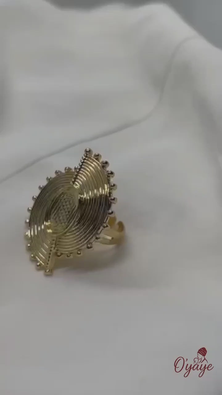 Boucles d'oreille + bague