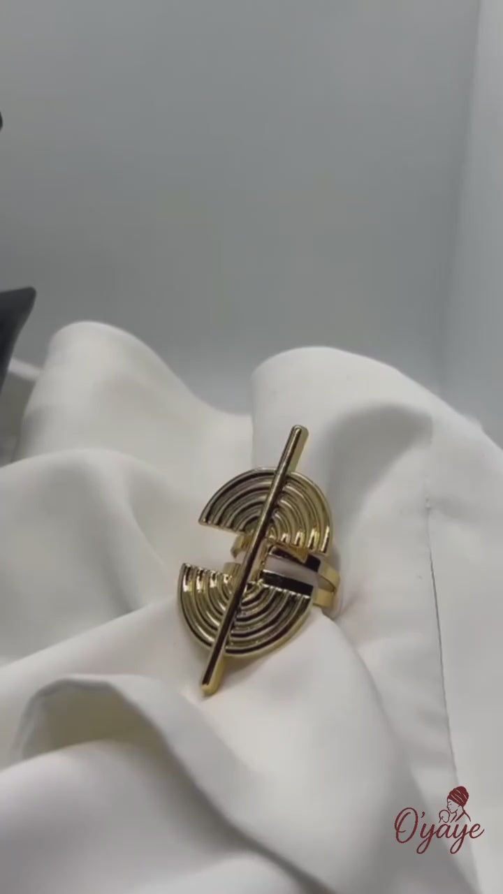 Boucles d'oreille + bague