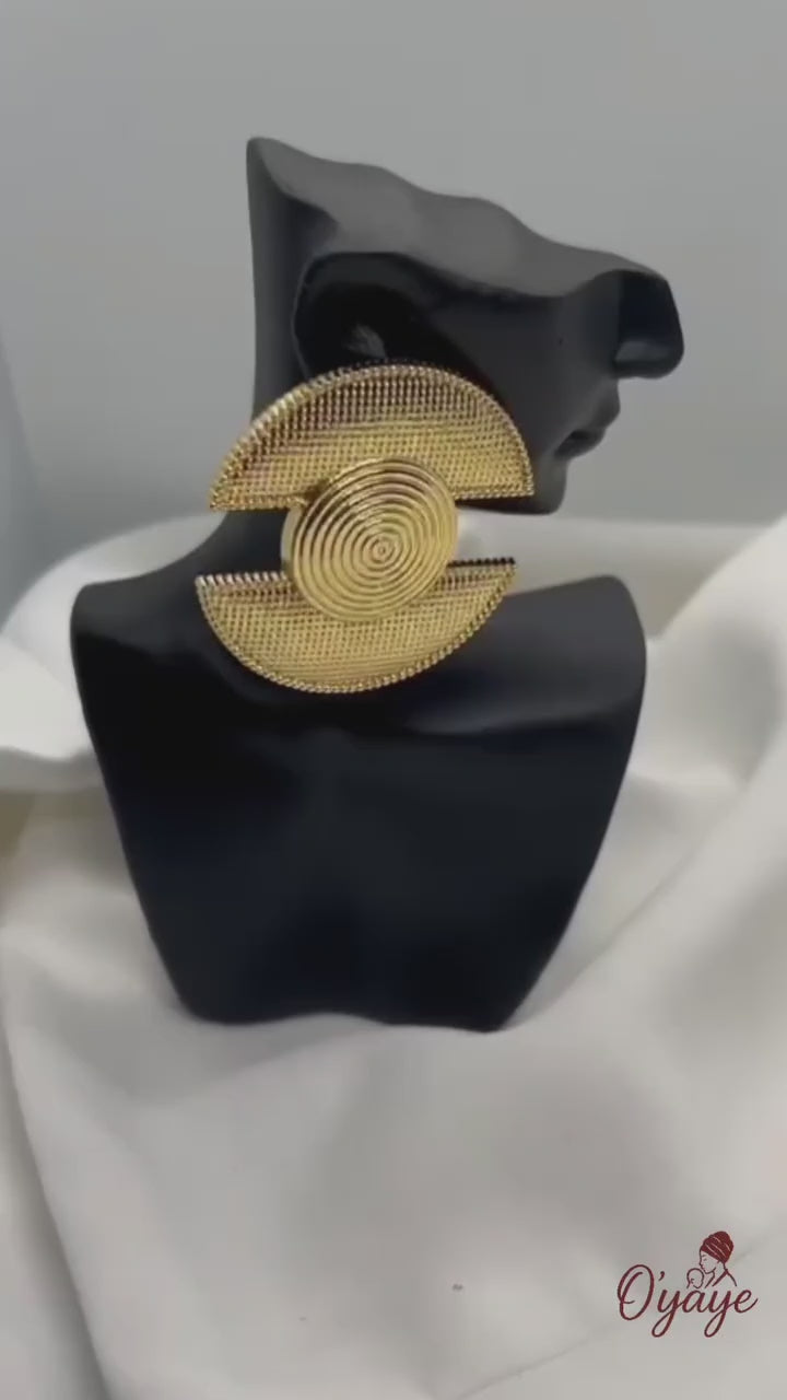 Boucles d'oreille + bague